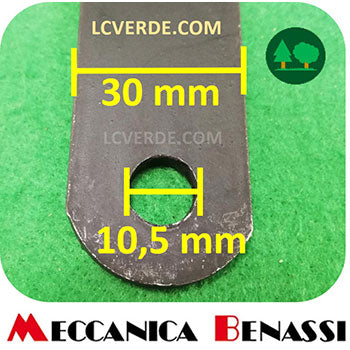 Coltelli Trincia Trinciatutto Trinciasarmenti Trinciaerba Meccanica Benassi TR500 TR600 TR800 TR900 ricambi LCVERDE.com 6CM14700