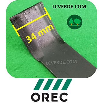 Coltello Trincia Orec HR HRC HRH ricambi LCVERDE.com