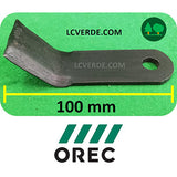 Coltello Trinciaerba Orec HR HRC HRH ricambi LCVERDE.com