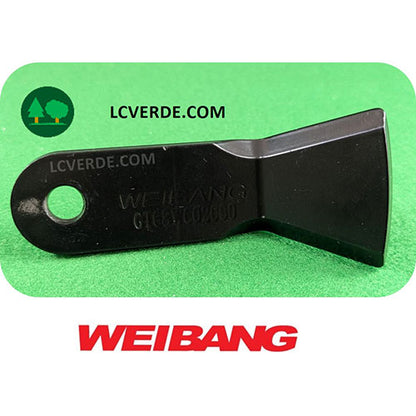 Coltello a Y Lama Trincia Sfalcio Erba Trinciasarmenti Semovente Weibang WBGT6813 ricambio LCVERDE.com WBRGT68WC02000