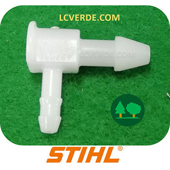 Connettore Raccordo Tubo Miscela Motosega Decespugliatore Tagliasiepe Stihl MS FS HS HL ricambi LCVERDE.com 42423532600