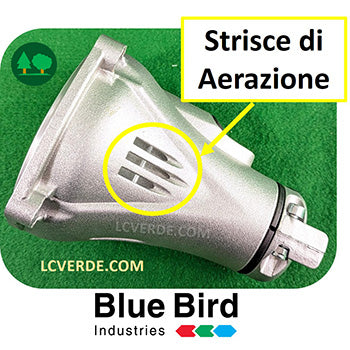 Convogliatore Supporto Campana Decespugliatore Blue Bird Kawasaki Honda Asta diametro 28 mm ricambi LCVERDE.com 481520