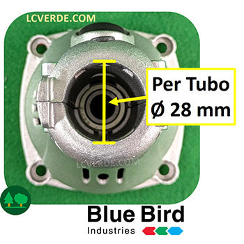 Convogliatore Supporto Campana Decespugliatore BlueBird Kawasaki Honda per Asta diametro 28 mm ricambi LCVERDE.com 481520