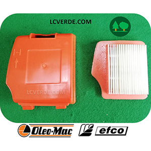 Coperchio Filtro Aria Soffiatore OleoMac BV300 Efco SA3000 ricambi LCVERDE.com