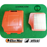 Coperchio Filtro Aria Soffiatore OleoMac BV300 Efco SA3000 ricambi LCVERDE.com