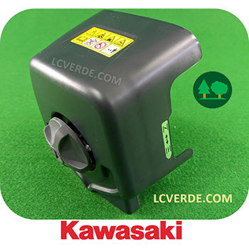 Coperchio Pomello Pomolo Filtro Aria Kawasaki Motore Decespugliatore TJ53 ricambi LCVERDE.com 11065-2141