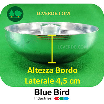 Coppa Alta Protezione Disco Portafilo Filo Decespugliatore a Ruote Blue Bird Domino ricambio LCVERDE.com F05392 coppetta