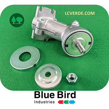Blue Bird Coppia Conica Decespugliatore per Tubo Diametro 27 mm e Trasmissione Ovale 6,5 x 8 mm