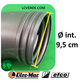 Curva Gomito Tubo Soffiatore Atomizzatore OleoMac AM162 BV 162 Efco AT2062 SA2062 ricambio LCVERDE.com