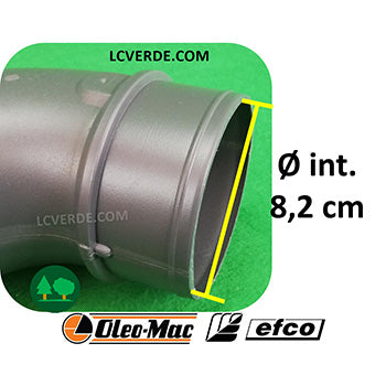 Curva Gomito Tubo Soffiatore Atomizzatore OleoMac AM162 BV 162 Efco AT2062 SA2062 ricambi LCVERDE.com spare part