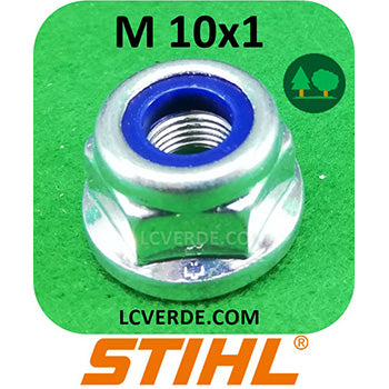 Dado Sinistro M 10x1 Bloccaggio Testina Disco Decespugliatore Stihl ricambi LCVERDE.com 41266427600