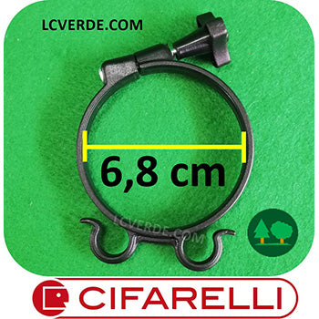 Fascetta Fascia Staffa Plastica Tubo Soffiatore Atomizzatore Cifarelli ricambi LCVERDE.com 0G22801