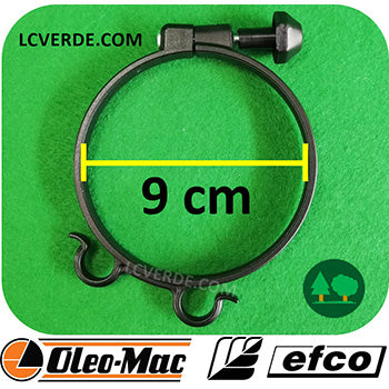 Fascetta Fascia Staffa Plastica Tubo Soffiatore Atomizzatore OleoMac BV900 MB90 MB900 Efco SA9000 AT900 AT9000 Efco ricambi LCVERDE.com