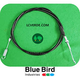 Filo Cavo Guaina Comando Innesto Trasmissione Trazione Decespugliatore Ruote BlueBird Flo5 Flo6 ricambio LCVERDE.com F03230 Flo