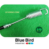 Filo Cavo Guaina Comando Innesto Trasmissione Trazione Decespugliatore Ruote BlueBird Flo5 Flo6 ricambi LCVERDE.com F03230 Flo