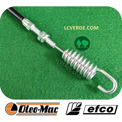 Filo Cavo Guaina Innesto Avanzamento Trazione Ruote Trincia OleoMac WB65 Efco DR65 ricambi LCVERDE.com 68270105r