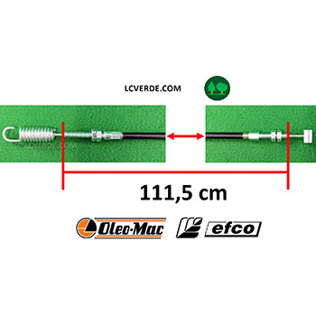 Filo Cavo Guaina Innesto Avanzamento Trazione Trincia OleoMac WB65 WB80 WB50 Efco DR65 DR80 DR50 ricambi LCVERDE.com 68240090AR