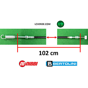 Filo Cavo Guaina Innesto Rotore Coltelli Trincia Nibbi NTS65 NTS80 NTS50 Bertolini BTS65 BTS80 BTS50 ricambi LCVERDE.com 68240091AR