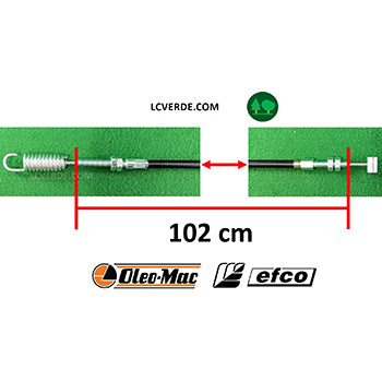 Filo Cavo Guaina Innesto Rotore Coltelli Trincia OleoMac WB65 WB80 WB50 Efco DR65 DR80 DR50 ricambi LCVERDE.com 68240091AR