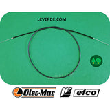 Filo Acceleratore Guaina Soffiatore Atomizzatore OleoMac BV900 BV901 MB90 MB900 Efco SA9000 SA9010 AT900 AT9000 ricambi LCVERDE.com