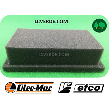 Filtro Aria Spugna Atomizzatore Irroratore OleoMac MB90 MB900 Efco AT900 AT9000 ricambio LCVERDE.com