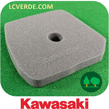 Filtro Aria in Spugna Decespugliatore Motore Kawasaki TJ53E ricambio LCVERDE.com 110132242