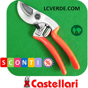 Forbice Potatura Pota Battente Castellari Ergonomic Piante Alberi Giardinaggio Agricoltura LCVERDE.com sconto offerta