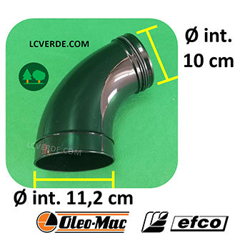 Gomito Curva Tubo Soffiatore OleoMac BV900 BV901 Efco SA9000 SA9010 BL1200 ricambi LCVERDE.com 0G43300