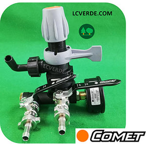 Gruppo Comando Regolatore Pressione 2 vie Gemini 40 bar Pompa Irrorazione Comet LCVERDE.com 1204045700 GCP