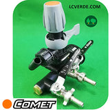 Gruppo Comando Regolatore Registrazione Pressione 2 vie Gemini 40 bar Pompa Irrorazione Comet LCVERDE.com 1204045700