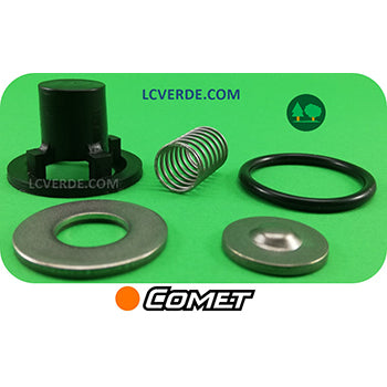 Gruppo valvola Aspirazione Mandata Pompa Irrorazione Comet MC20 MC25 ricambi LCVERDE.com 1212000400