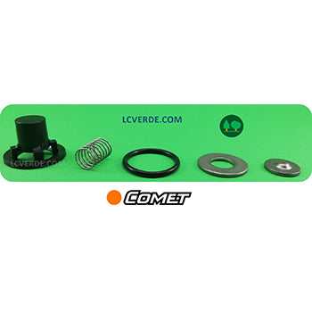 Gruppo valvola Aspirazione Mandata Pompa Irrorazione Comet MC20 MC25 ricambio LCVERDE.com 1212000400
