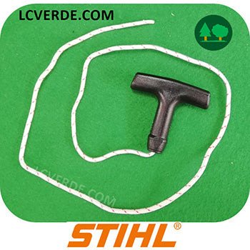 Impugnatura Fune Corda Avviamento Motosega Stihl MS150 MS151 ricambi LCVERDE.com 00001903502