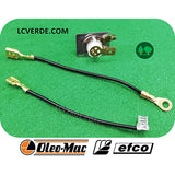 Interruttore Pulsante Cavi Cavo Cavetti Motosega OleoMac 931 932 Efco 131 132 ricambio LCVERDE.com