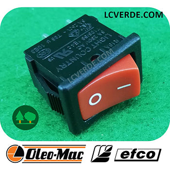 Interruttore Pulsante Motosega Decespugliatore Soffiatore Tagliasiepe OleoMac Efco ricambi LCVERDE.com