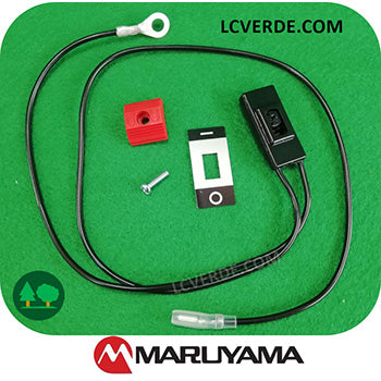 Interruttore Pulsante Motosega Maruyama MCV3101 MCV3100 ricambi LCVERDE.com 286224 Accensione Spegnimento