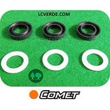 Kit Anello Tenuta Acqua Pistone Idropulitrice Comet KS Scout ricambio LCVERDE.com 50190033 Classic Extra