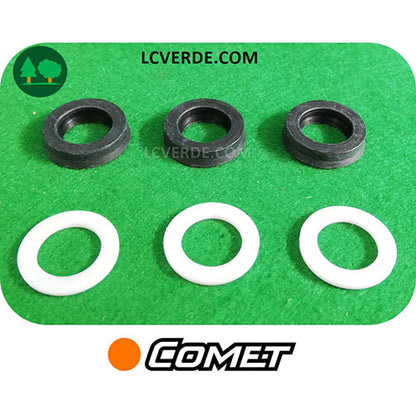 Kit Anello Tenuta Acqua Pistone Idropulitrice Comet Static 1900 ricambi LCVERDE.com 5026025600