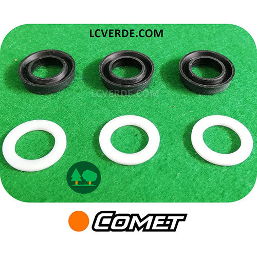 Kit Anello Tenuta Acqua Pistone Idropulitrice Comet Static 1900 ricambio LCVERDE.com 5026025600
