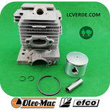 Kit CIlindro Pistone Fascia Segmento Motore Motosega OleoMac 931 932 Efco 131 132 ricambi LCVREDE.com