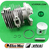 Kit CIlindro Pistone Fascia Segmento Motore Motosega OleoMac 931 932 Efco 131 132 ricambi LCVREDE.com spare part