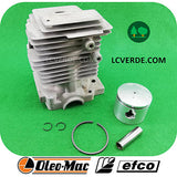 Kit CIlindro Pistone Fascia Segmento Motore Motosega OleoMac 931 932 Efco 131 132 ricambio LCVREDE.com