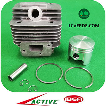 Kit Cilindro Pistone Fasce Elastiche Motore Decespugliatore Active 3.5 Ibea 35 ricambi LCVERDE.com 25279