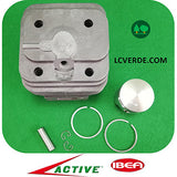 Kit Cilindro Pistone Fasce Elastiche Motore Decespugliatore Active 4.5 Ibea 45 ricambio LCVERDE.com 24474 spare parts