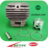 Kit Cilindro Pistone Fasce Elastiche Motore Decespugliatore Active 4.5 Ibea 45 ricambi LCVERDE.com 24474