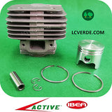 Kit Cilindro Pistone Fasce Elastiche Motore Decespugliatore Active 4.5 Ibea 45 ricambi LCVERDE.com 24474 spare part