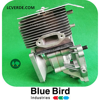 Kit Cilindro Pistone Fasce Segmenti Short Block Motore Decespugliatore Blue Bird N56E ricambio LCVERDE.com 887790