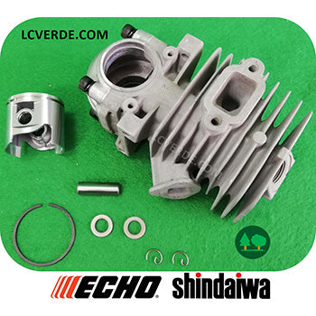 Kit Cilindro Pistone Motosega Echo CS260 Shindaiwa 269T ricambio LCVERDE.com P021011230 P021002150