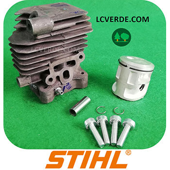 Kit Cilindro Pistone Motore Motosega STIHL MS151 ricambi LCVERDE.com 11460201201