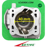 Kit Cilindro Pistone Motosega Active 39.39 40.40 Ibea 3900 4000 ricambi LCVERDE.com 36148 spare part